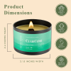 Claricomb Pure Beeswax Candle Tin ‚Äì 30+ Hours Long Burning Classically Designed Non-Toxic Scented Candles for Home Decor and Aromatherapy to Stress