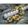 Bolsius White Pillar Candles Unscented Home & Wedding Decor Candles 2X3 2X4 2X6 Inch - Set of 20