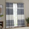 Cotton Printed Curtain Panel with Chenille detail and Lining